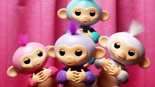 The Fingerlings Show  The Glitter Fingerlings Come To Play  Funny Toy Play [upl. by Pavel]