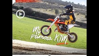 KTM SX 50 2018 prueba con Claudia de Diego [upl. by Tadio]