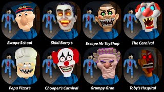 Escape SchoolEscape Choppers CanivalEscape Mr Funnys ToyShopEscape The Carnival of Terror Obby [upl. by Adaliah]