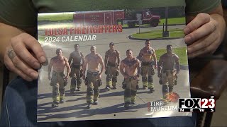 Video The 2024 mens Tulsa Firefighter Calendar releases [upl. by Rawley]