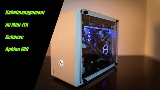 Kabelmanagement im Ophion EVO Mini ITX Gehäuse [upl. by Notsehc326]