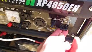 DuroMax Generator 48504400 reviewPost hurricane Irma 70 hrsof use [upl. by Nyrrad]