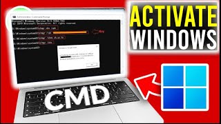 2024 How to Activate Windows 10 or 11 from Command Prompt [upl. by Ahtamas]