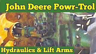 Hydraulics amp 3Point Lift Arms  John Deere Letter Series PowrTrol A B G etc [upl. by Eldreda290]