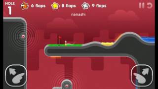 Flappy Golf 2  Portal Mag Land Hole 1 6 Flaps [upl. by Joappa182]