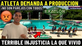 😡🔥👇¡TERRIBLE INJUSTICIA ATLETA DEMANDA A PRODUCCON TRAS SU SALIDA DE EXATLON 2024 l NO SON PAREJOS [upl. by Suirtimid188]