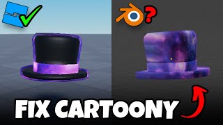 How to Fix CARTOONY Accessories Roblox to Blender [upl. by Moreta]