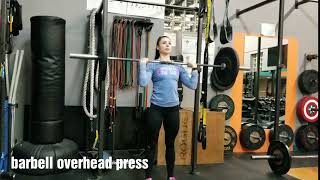 Barbell Overhead Press [upl. by Turrell]