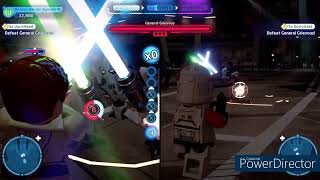 Lego the Skywalker Saga  General Grievous Fight  Coop Gameplay [upl. by Aitnic]