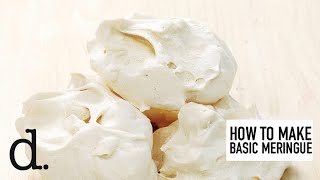 Basic Meringue Recipe  delicious Magazine [upl. by Orville877]