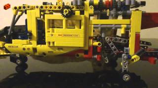 LEGO Technic 9396 Helicopter Review 14  Landing Gear and more [upl. by Simah]