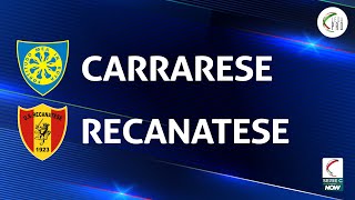 Carrarese  Recanatese 11  Gli Highlights [upl. by Keely]