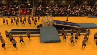 Opvisning Gymnastikefterskolen Stevns til Efterskolernes Gymnastikdag 2013 [upl. by Dorita598]