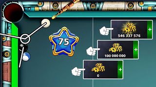 8 Ball Pool From Level 2 To 75 🙀 500M Coins Road 1 Billion [upl. by Blim]