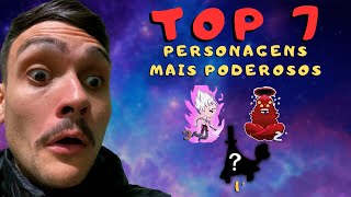 TOP 7 PERSONAGENS MAIS PODEROSOS DOS DESENHOS ANIMADOS [upl. by Atinej724]