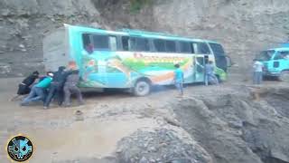 Dangerous Idiots Fastest Skills Biggest Logging Wood Truck Bus Fails Driving On Narrow amp Muddy Road [upl. by Aspa]