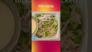 THE EASIEST TASTIEST KETO BAKE EVER in 20 MINUTES Chicken Cheese amp Broccoli Casserole [upl. by Anwahsiek]