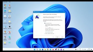 How to run System restore in Windows 11 [upl. by Alhsa137]