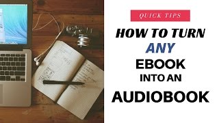 How to Turn Any eBook to Audiobook on Your iPad  iPhone [upl. by Kenzi]