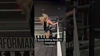 Charlotte Flair Training for her WWE Return💪 charlotteflair wwe [upl. by Ennalyrehc684]