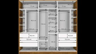 Open Plan Design DIY Bedroom Closet  DIY Bedroom Wardrobe Build Design ON BUDGET With a Free plan [upl. by Alena]