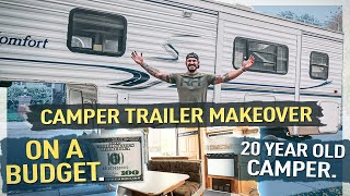 Remodeling a Camper Trailer on the budget [upl. by Armilda]