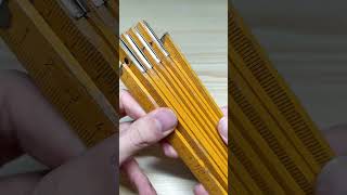 SIMPLE ASMR 1292  WOODEN RULER asmr asmrsounds [upl. by Llehsal]