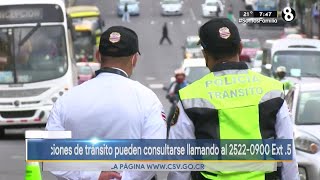 Infracciones de tránsito pueden consultarse por llamada [upl. by Eahsal991]