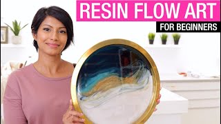 Resin Flow Art For Beginners  Your Resin Art Guide [upl. by Edrock951]