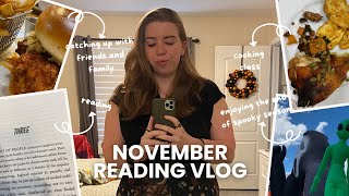 november reading vlog  savoring autumn cooking classes and and EVEN MORE questionable reads 🍽️🍂📖 [upl. by Rivkah]