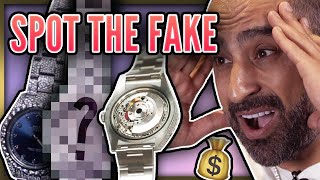 Real vs Fake Bust Down Rolex Watch Comparison [upl. by Alysoun]