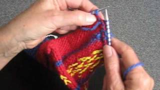 HOW TO PICK UP STITCHES ON AN EDGE [upl. by Innor]