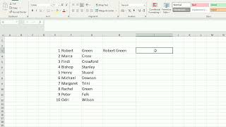 Concatenate Function in Excel [upl. by Nodnas]