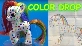 COLOR DROP RAINBOW PONY  Fan Custom Friday 19  Custom OC Pony Giveaway FCF [upl. by Legin884]