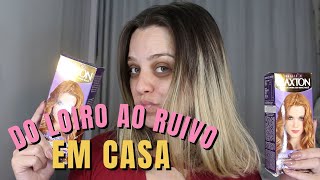 Do Loiro para o Ruivo em casa  mudança de visual [upl. by Beutner]