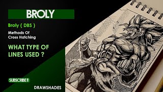 Tutorial of Cross hatching  Broly  DBS   Process [upl. by Zarger]