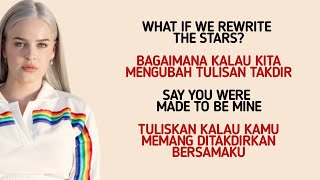 Anne Marie ft James Arthur rewrite the star lyrics terjemahan [upl. by Ehcadroj]