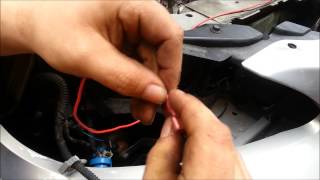 halo LED headlamp install Grand Am 9905 [upl. by Frendel701]