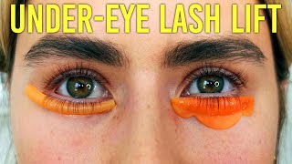 Lifting Your Under eye Lashes Tutorial  Lash Lift Tutorial [upl. by Caye]