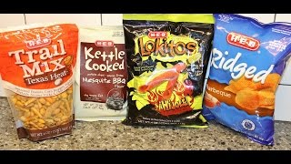 HEB Texas Heat Trail Mix Mesquite BBQ Chips Lokitos Hijole Tortilla Chips Barbeque Chips [upl. by Lynnet]