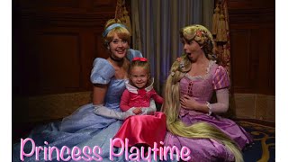 Disney Princess Playtime with Cinderella Rapunzel and Lane [upl. by Yojenitsirk]