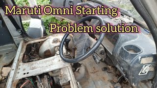 Maruti Omni Starting Problem  solv by Syed car care youtubevideo viralvideo trandingvideo [upl. by Constantine]