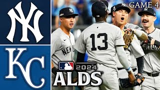 New York Yankees  Kansas City Royals  ALDS Game 4 Highlights [upl. by Sualkcin]