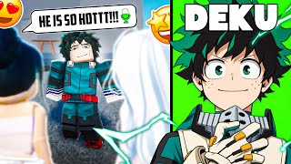 Voice Trolling as DEKU in Roblox VOICE CHAT [upl. by Agrippina]