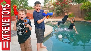 Sneak Attack Squad has Fun Home Alone Nerf Action [upl. by Byrdie]