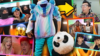 PANDA MUESTRA SU CARA Y ASÍ REACCIONAN YOUTUBERS ROAST YOURSELF [upl. by Ellison81]