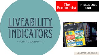 The 4 BEST Indicators to measure Liveability  A Level Geography 2024 [upl. by Ativoj]