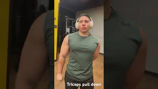 Tricep pull down [upl. by Ecarret]