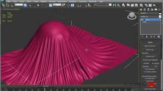 3ds Max Tutorial  Cloth Simulation [upl. by Fabio986]