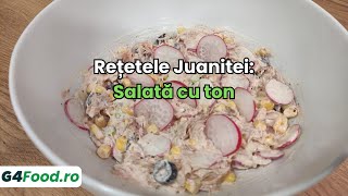 Rețetele Juanitei Salată de ton cu porumb și maioneză [upl. by Irmgard]